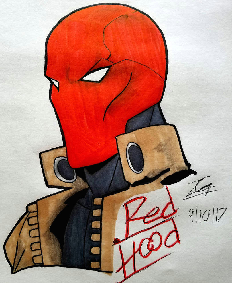 red hood by nolan the dragconic
