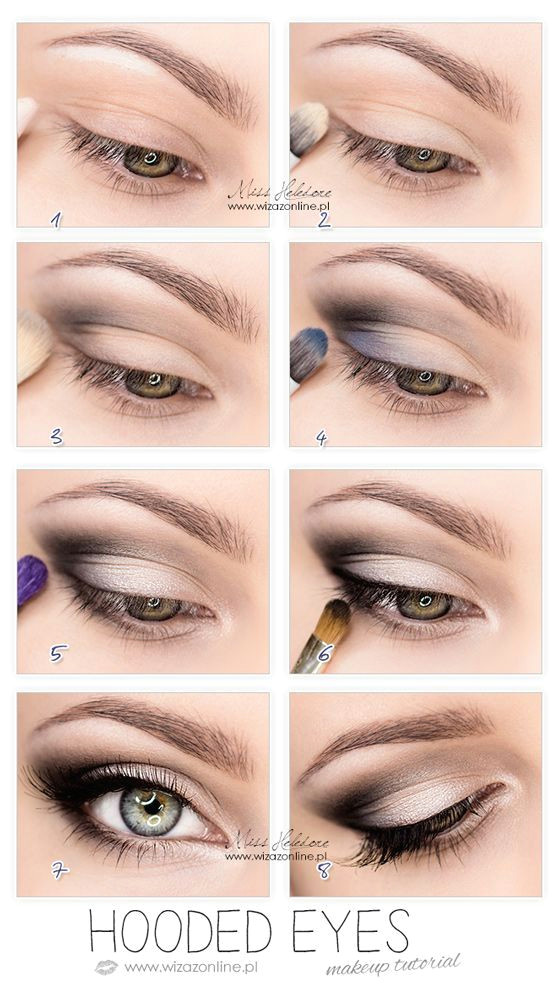 hooded eyes makeup this works so well for hooded eyes you wouldn t believe it until u try