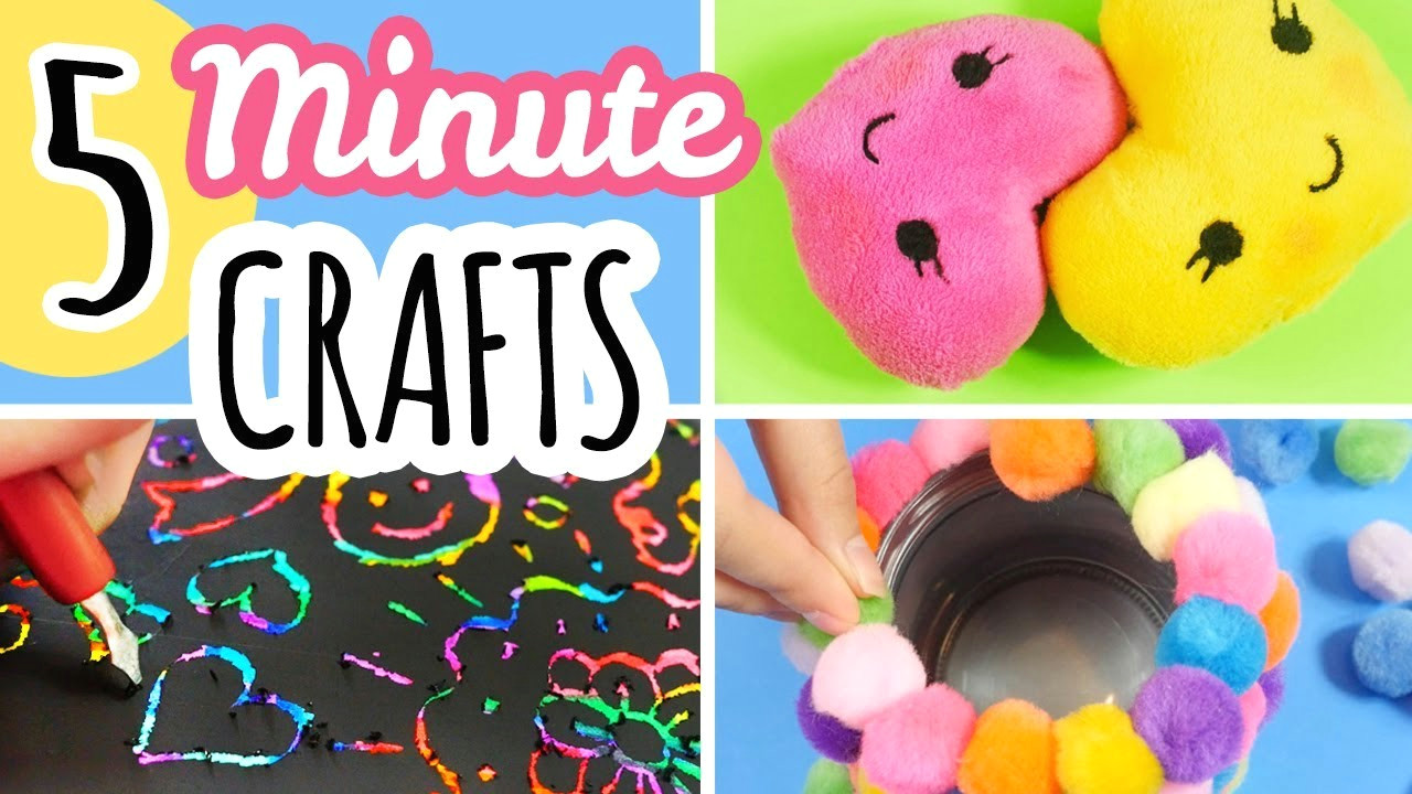 5 minute crafts to do when you are bored