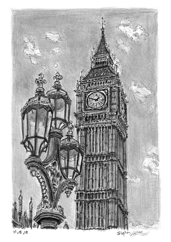 big ben drawings and paintings by stephen wiltshire mbe