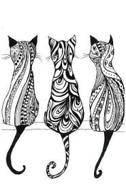 vaizdo rezultatas pagal ua klausa cat drawing cat mandala animal mandala tattoo mandala