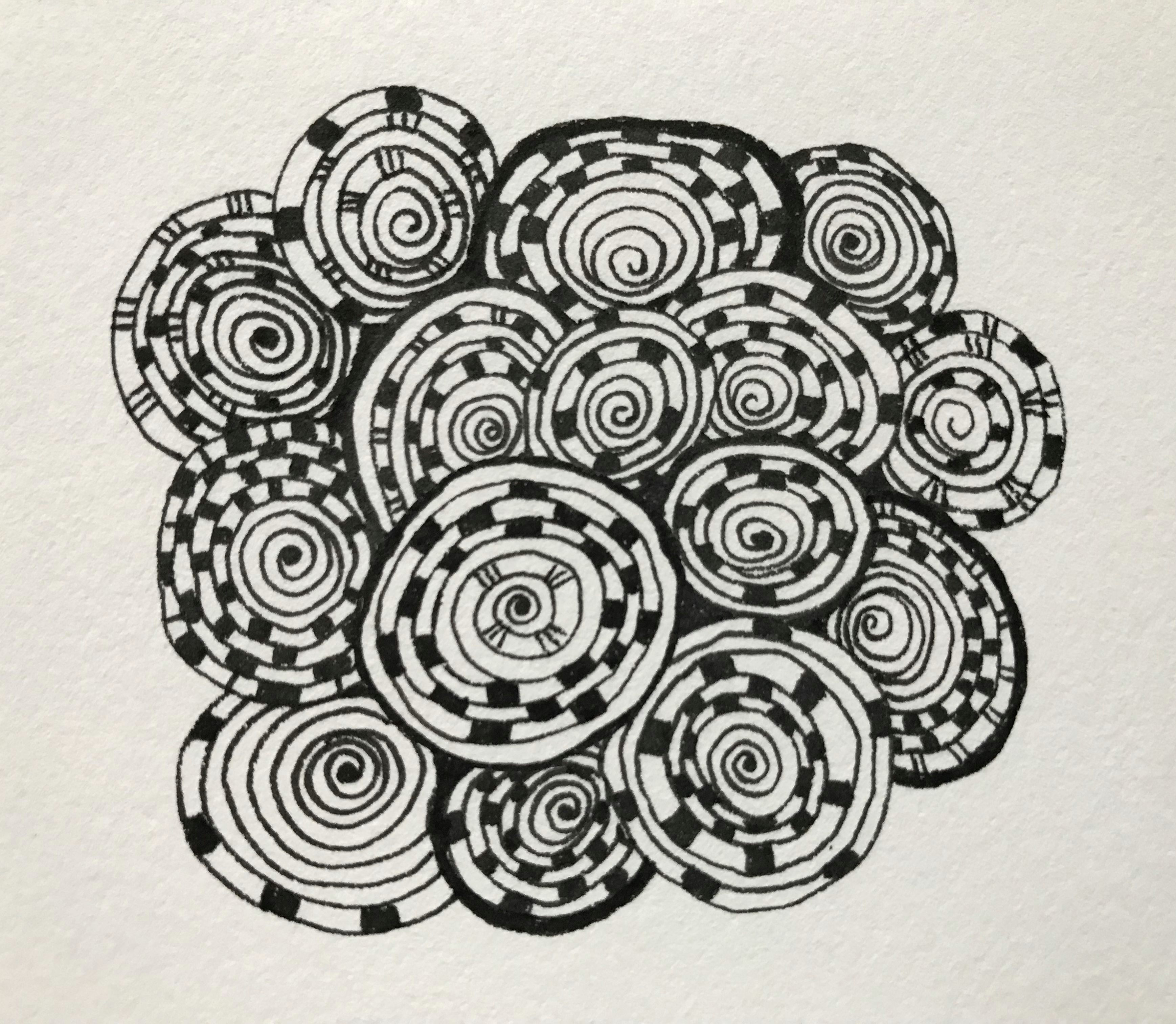 small tangle circles