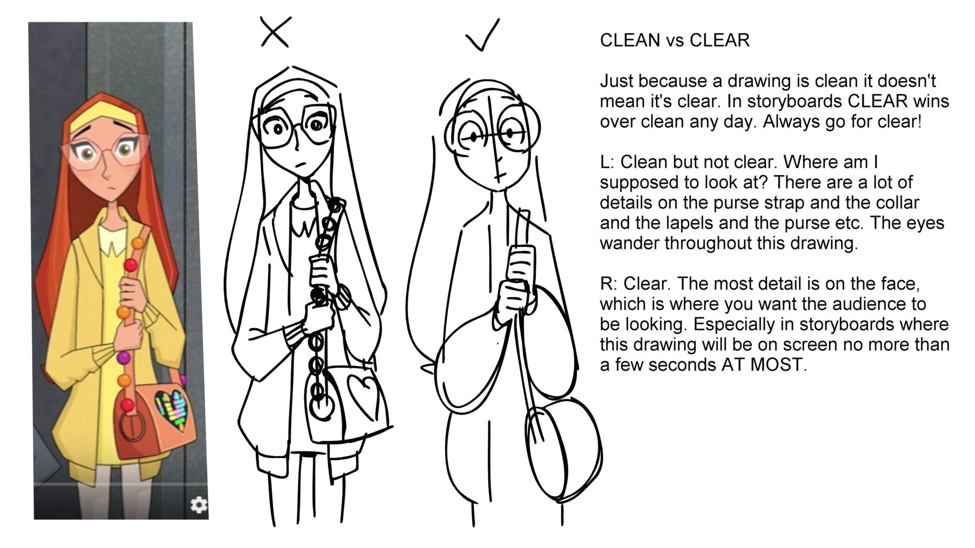 the idea is that you don t need to draw all the details that make up honey or wasabi or gogo for them to read clearly as themselves