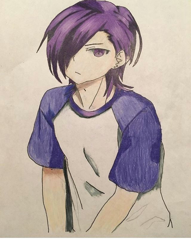 my drawing of lucifer from the devil is a part timer anime drawing ideas devil drawings my drawings