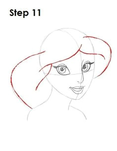 how to draw jasmine step 11 drawing disney disney drawings how to draw anything