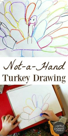 kids turkey drawings and art instruction books