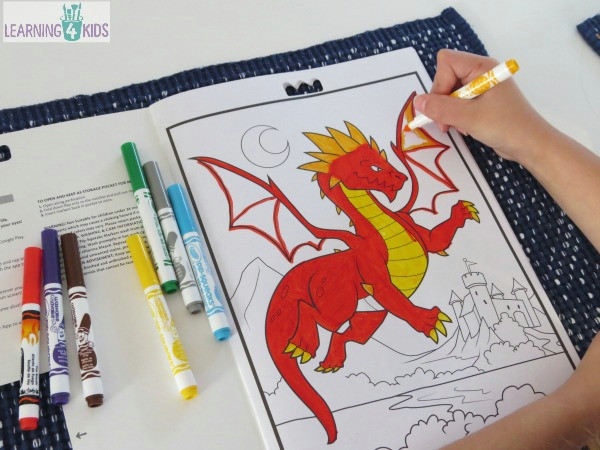 crayola color alive colouring in books with special effects and 4d element