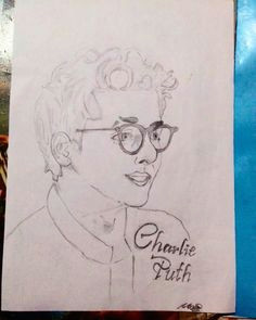 luv u charliee charlie puth famous celebrities drawing ideas ideas