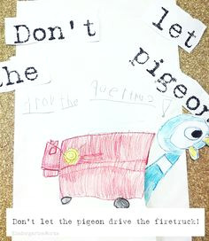 don t let the pigeon drive the bus writing activity with a guided drawing