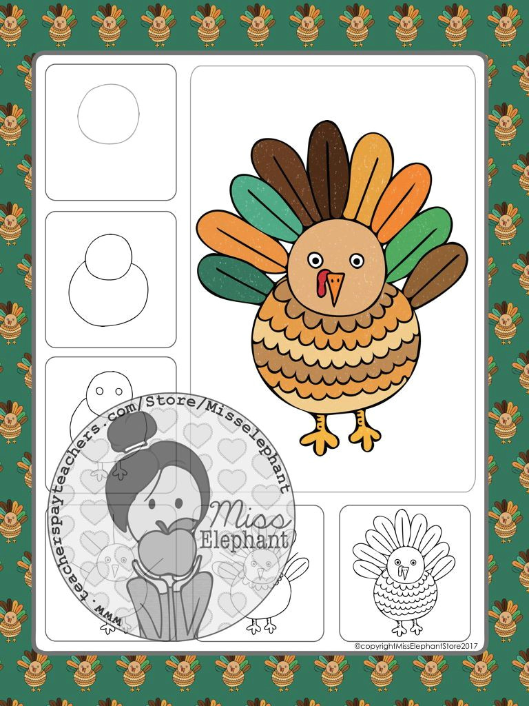 turkey directed drawing primary art ideas drawing ideas for fall and thanksgiving art