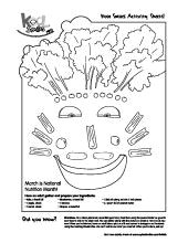 march is national nutrition month check out this fun activity sheet for kids