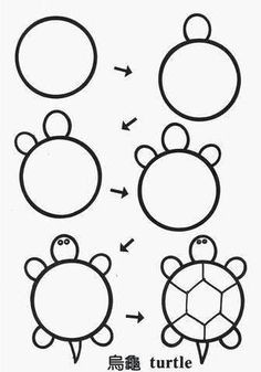 ideas for kids how to draw circle animals step by step draw animals step by step tutorial for kids
