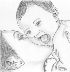 baby drawing drawing s sketch painting drawing people pencil sketch portrait