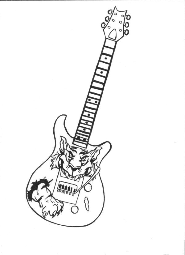 music tattoo design guitar tattoos