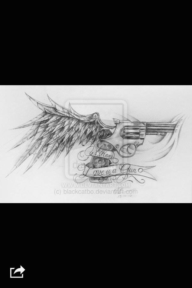 pistol tattoo picture tattoos piercings ink drawings memorial tattoos tattoo artists