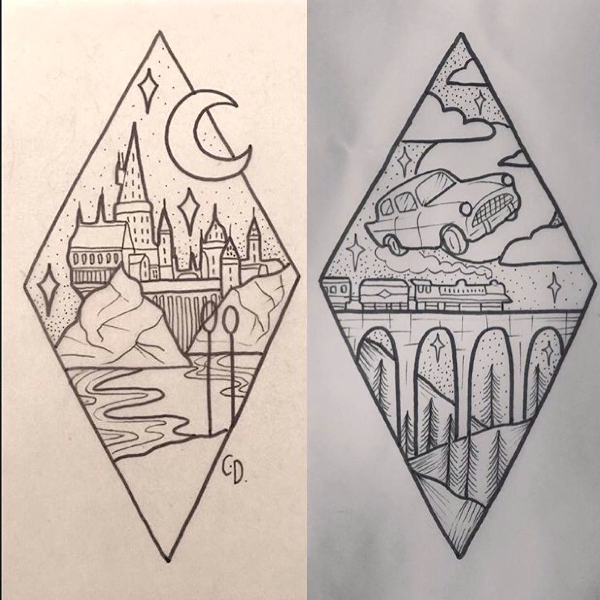 harry potter tattoo ideas