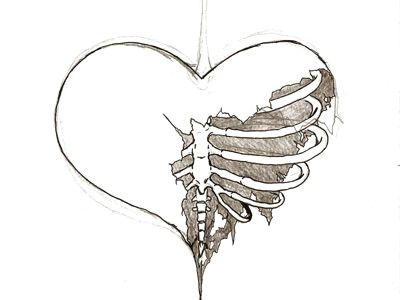 heart sketches dribbble broken heart sketch by gerrel saunders
