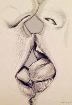 realistic pencil drawing kissing google search