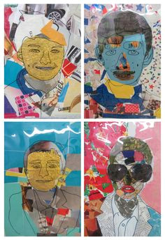 collage portraits face collage collage art self portrait art collage portrait portrait