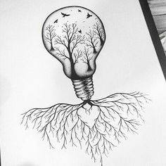 vem conferir mais desenhos liindos a art inspo drawing lightbulb lightbulb tattoo