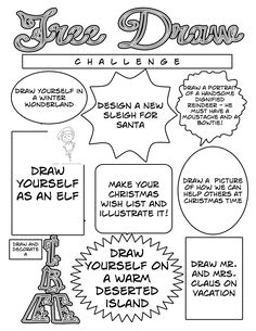 december free draw challenge