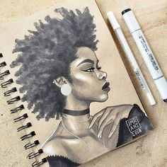 strong and relaxed expressions in portrait drawings