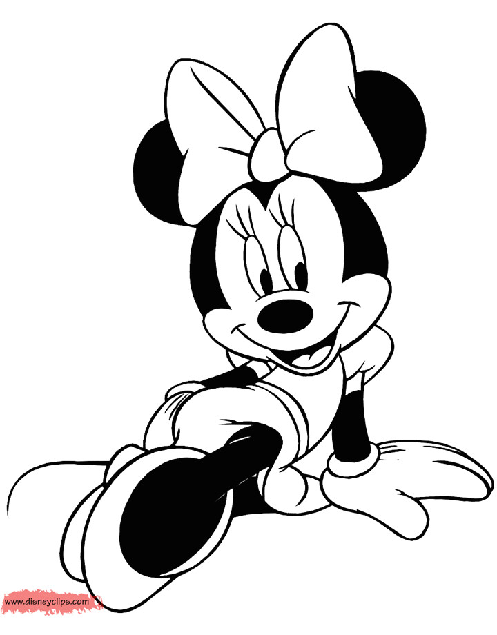 minnie coloring7 gif 720a 920 disney colors winter craft