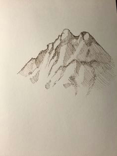 mountain sketch