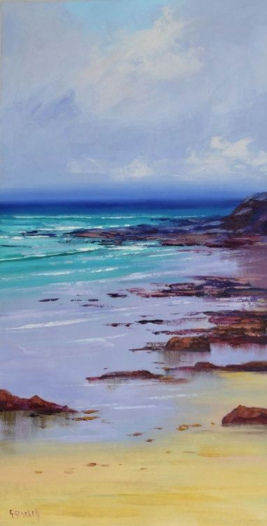 low tide colours 2017 oil painting by graham gercken artfinder
