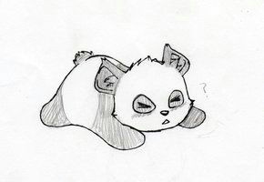 deviantart more like panda oof sketch by adrena lynne