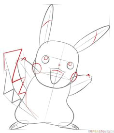 how to draw pikachu pokemon step by step drawing tutorials pikachu drawing drawing tutorials