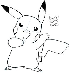 how to draw pikachu saying pika after winning a battle