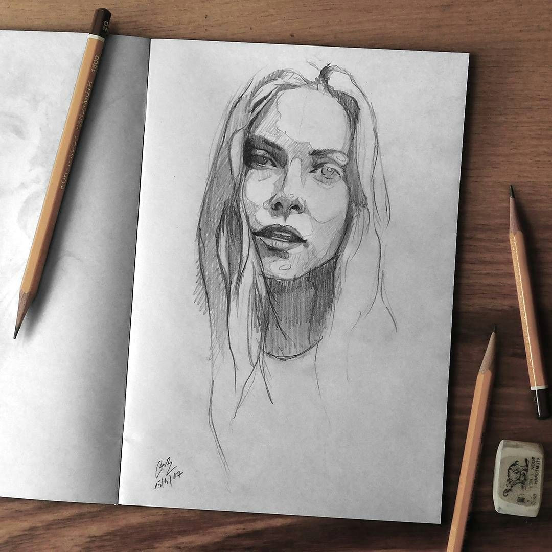 4 005 likes 16 comments miroslav zgabaj miro z art on instagram sketchbook face portrait sketch sketchbook paper pencils pencil drawing