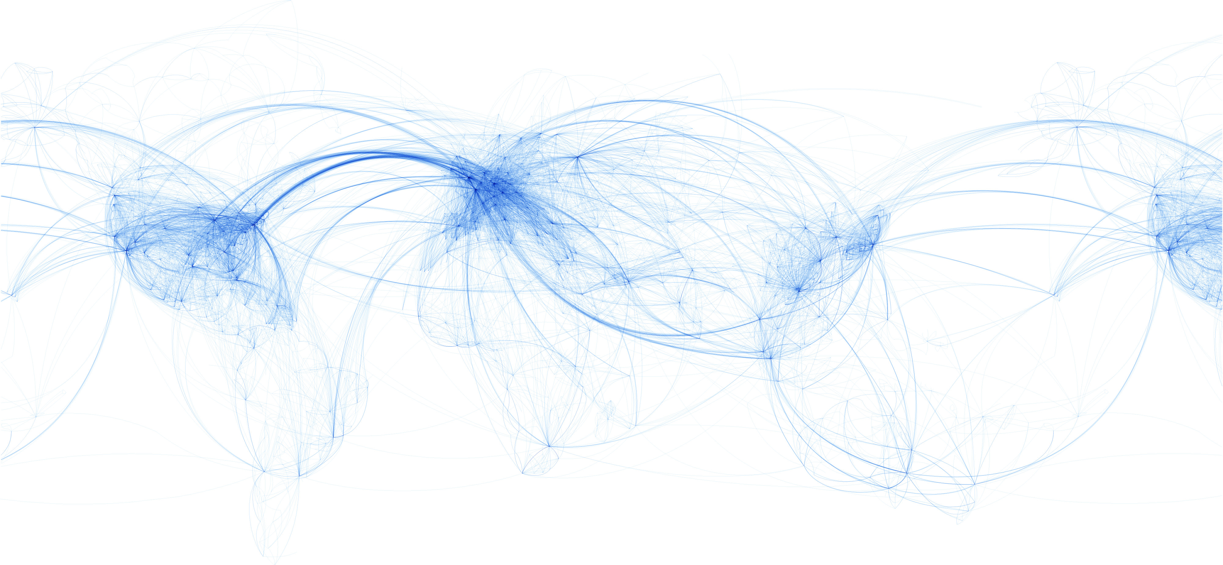 world airline routes oc