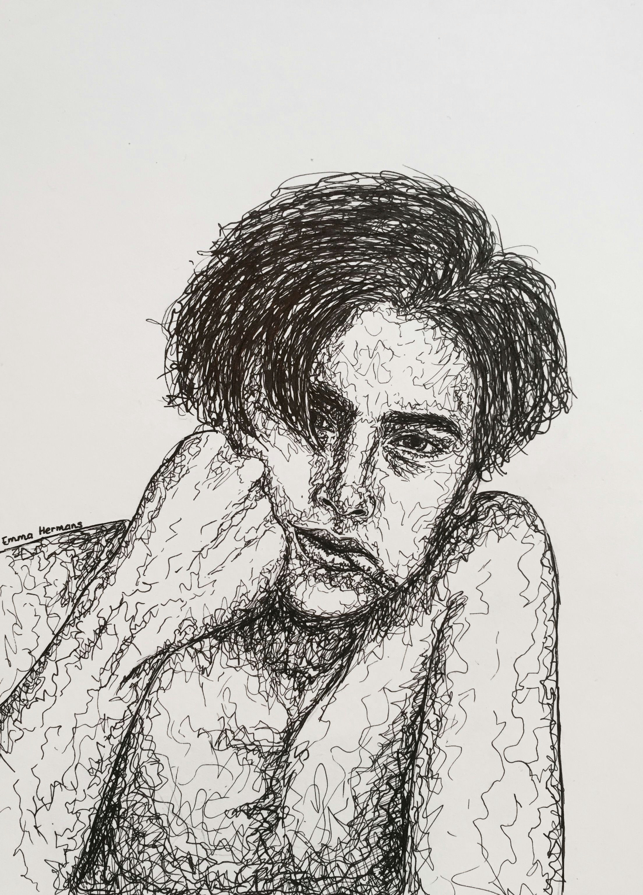 pendrawing of cole sprouse art artwork pen drawing pendrawing cole sprouse