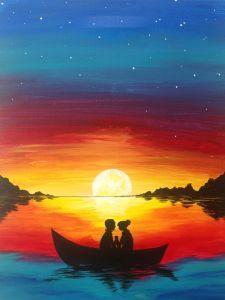 canvas painting sunset large canvas paintings watercolor paintings sunset paintings canvas art