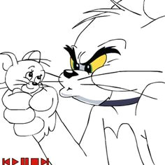 how to draw tom and jerry cartoon characters