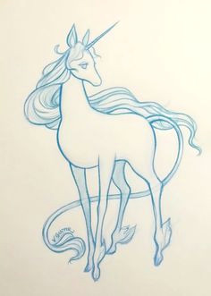 the last unicorn sketch virginia gunter