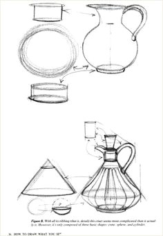 Drawing Ideas Using Shapes How to Draw Cylinders and Drawing Shaded Cylindrical Objects with