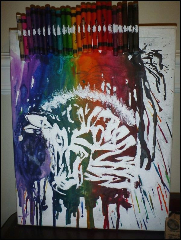 35 beautiful examples of melted crayon art ekstrax