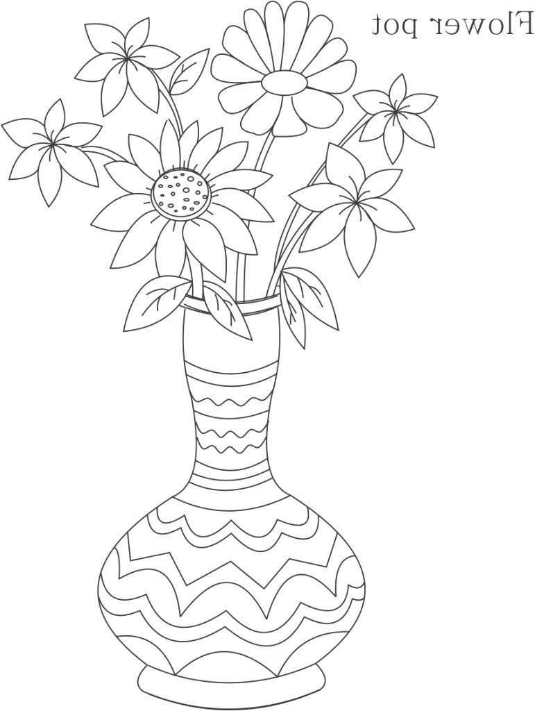 awesome coloring flower elegant vases sketch flower vase i 0d flowers of awesome coloring flower elegant