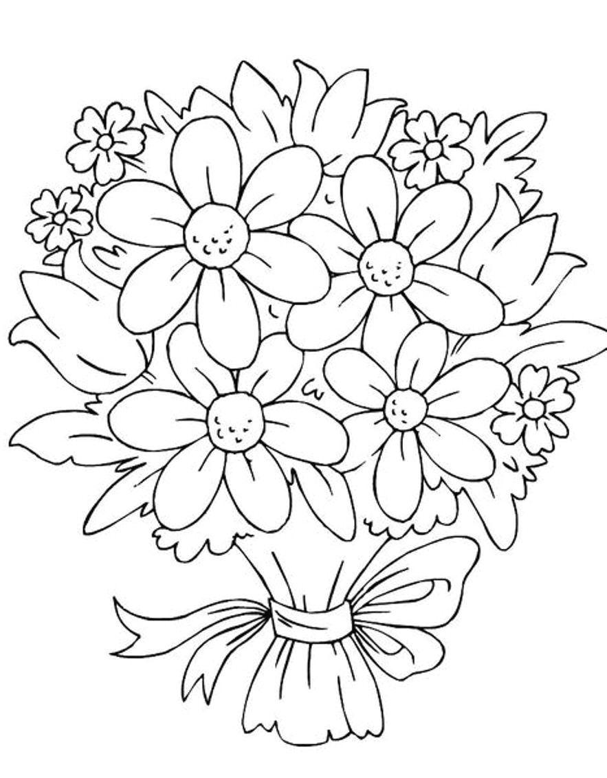 coloring book cool vases flower vase coloring page pages flowers in a top i 0d
