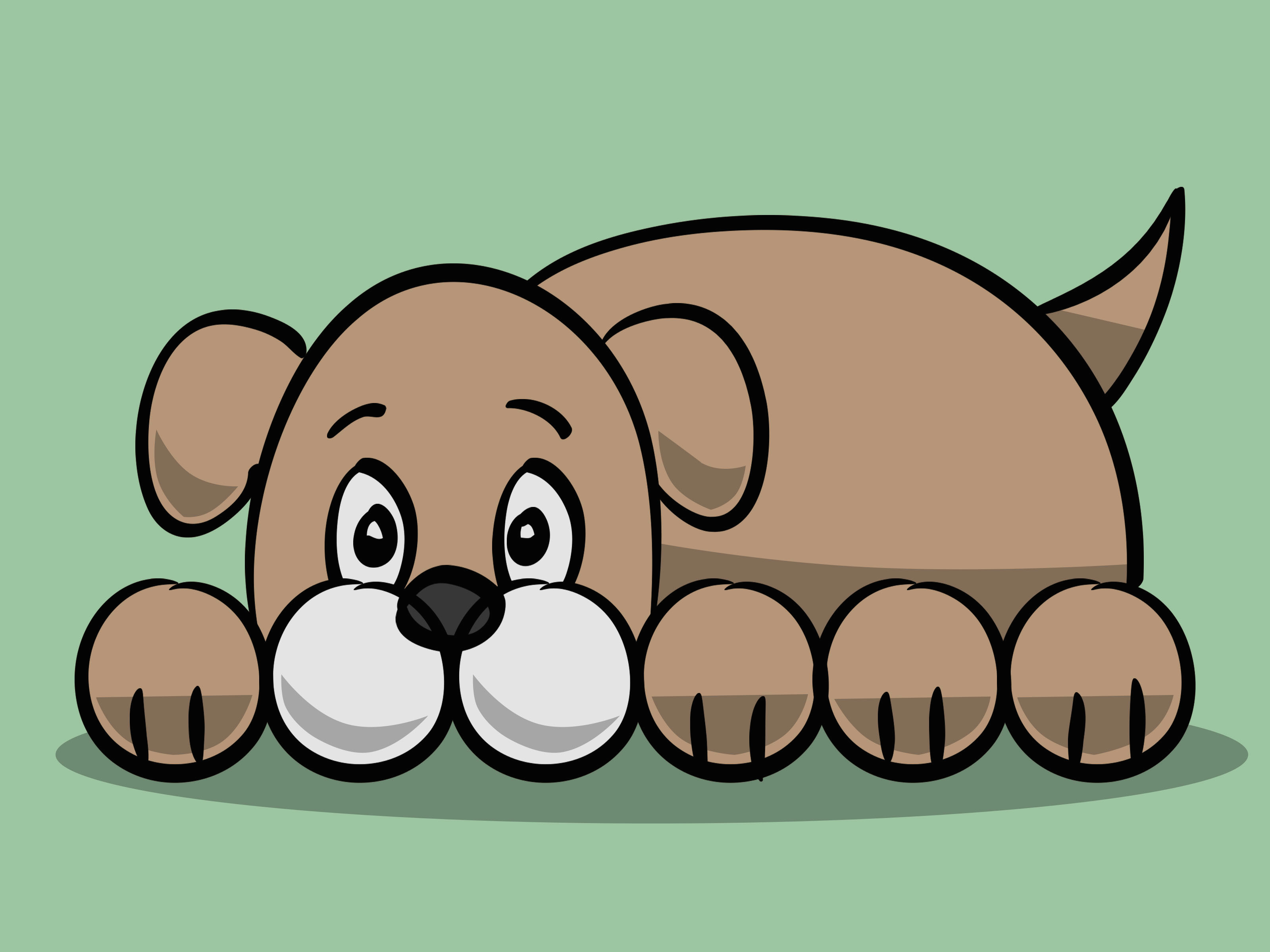 draw a simple cartoon dog step 11 version 3 jpg