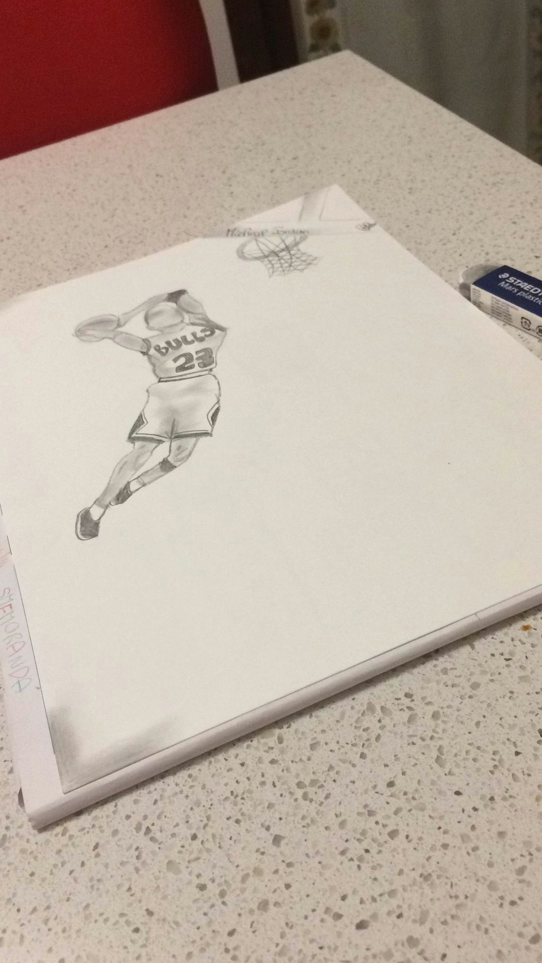 micheal jordan drawingd