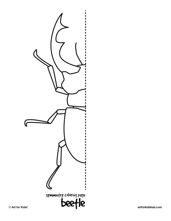 coloring pages symmetry fine arts mirror images week 2