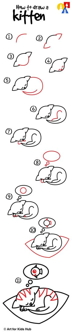 learn how to draw the cutest kitten ever with us grab a marker and