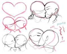 art reference tumblr kissing referenceanime poses referencedrawing