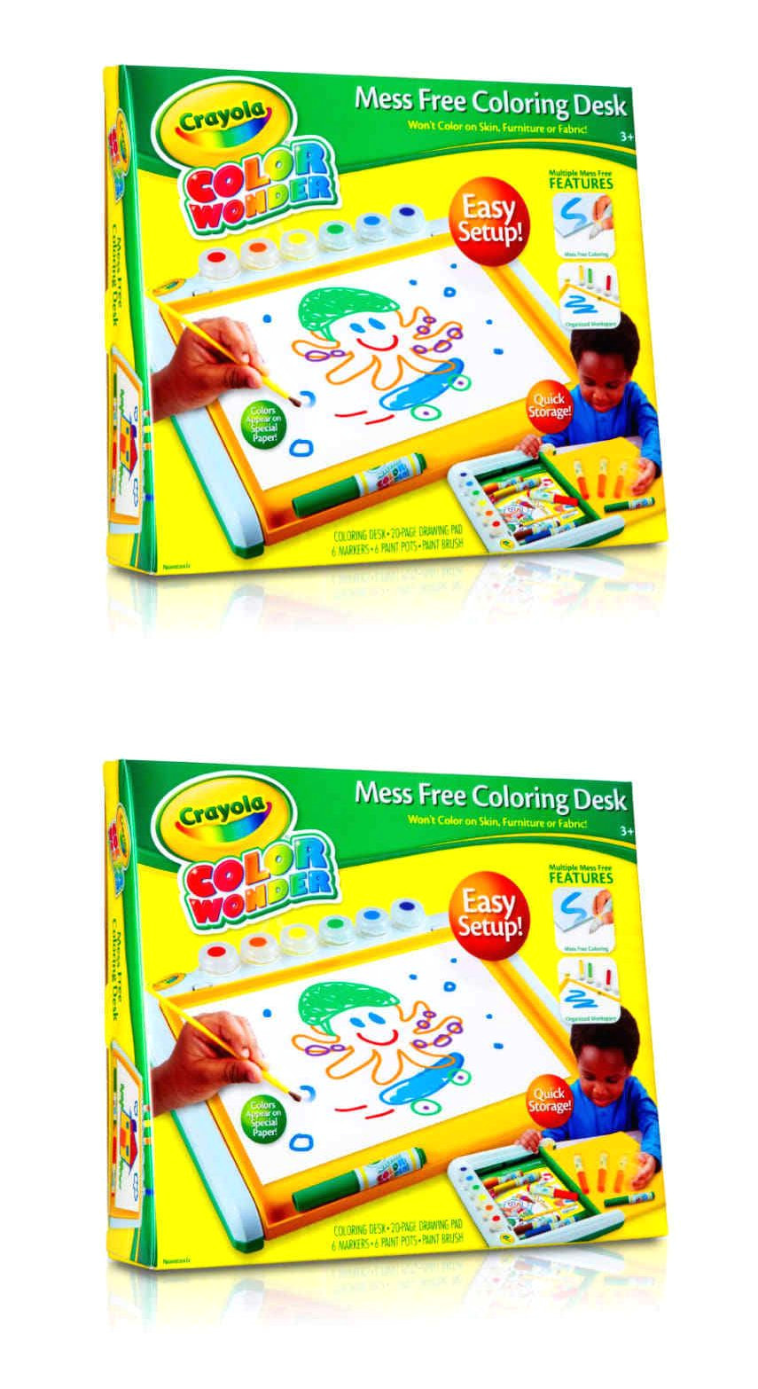 other kids drawing and painting 160718 color wonder mess free art desk 1 kit buy it now only 38 88 on ebay