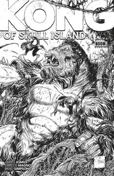 kong of skull island 1 of 6 coloring variant georgetown comics king