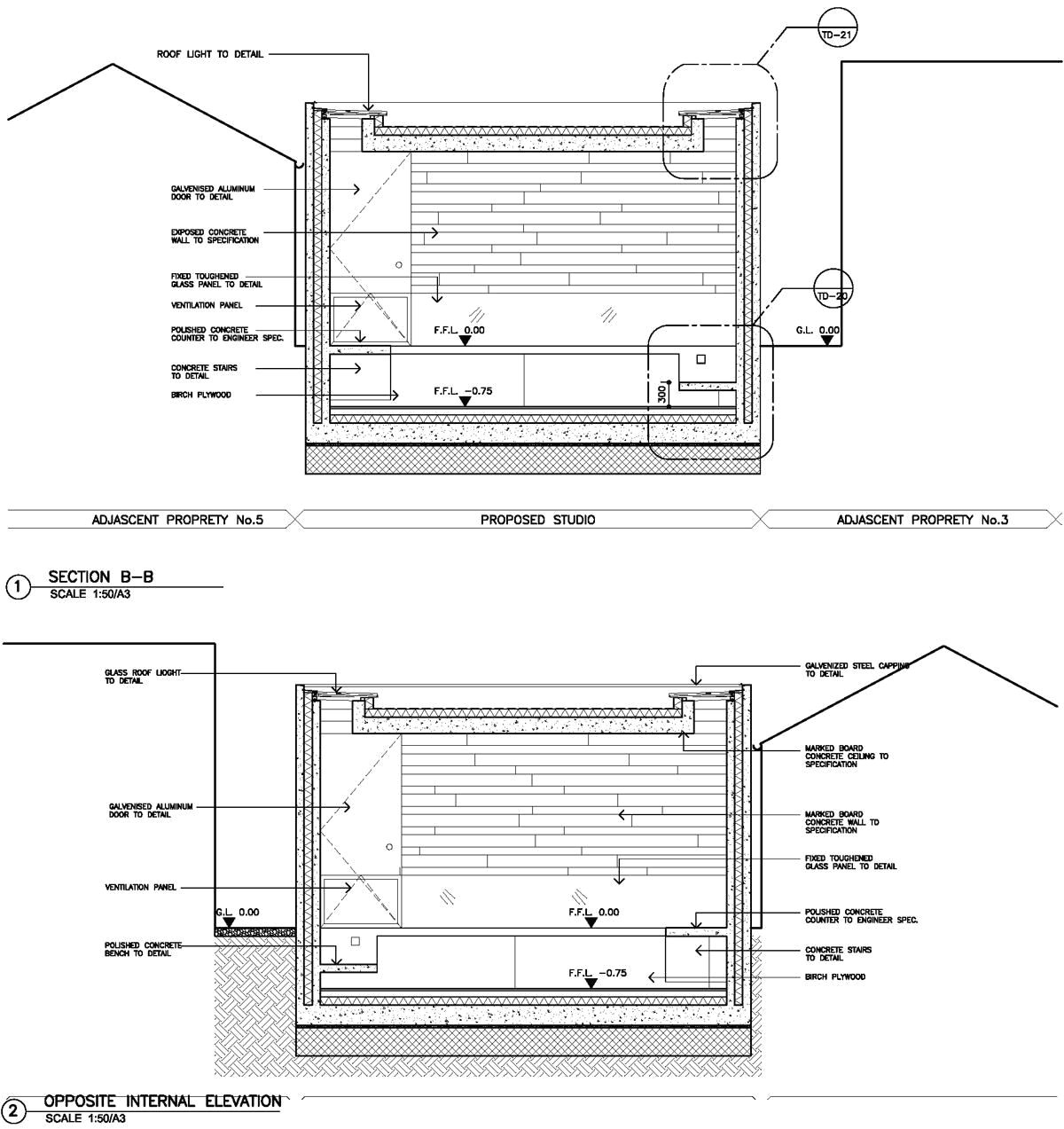 section drawing